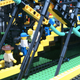 Illustration for article titled Impressive Build of an Inverted Lego Roller Coaster